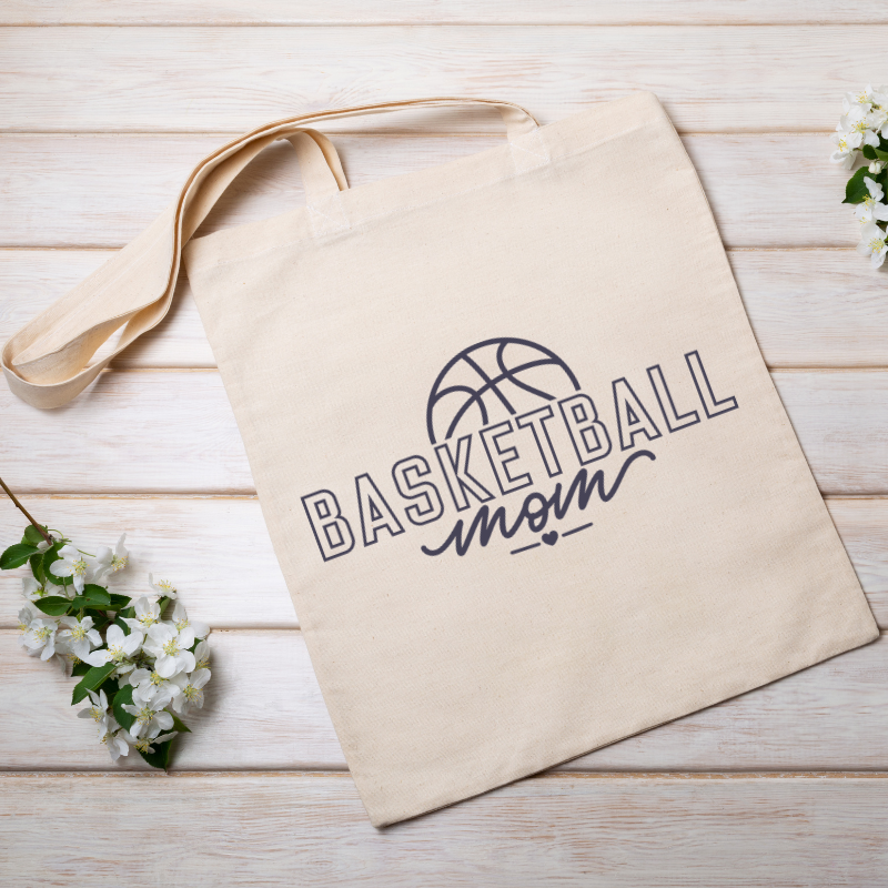 BasketBall Mom Tote Bag