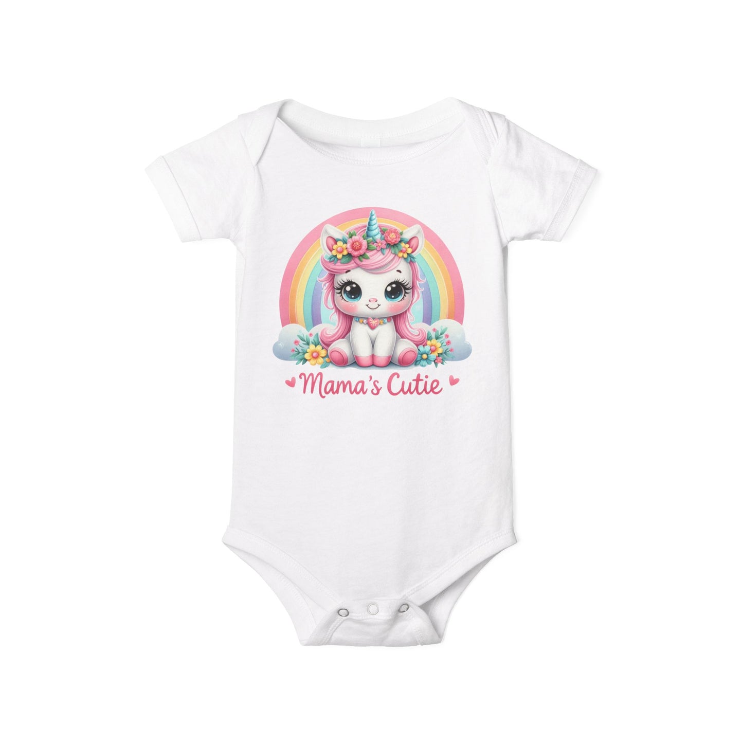 Mama’s Cutie Unicorn Baby Onesie