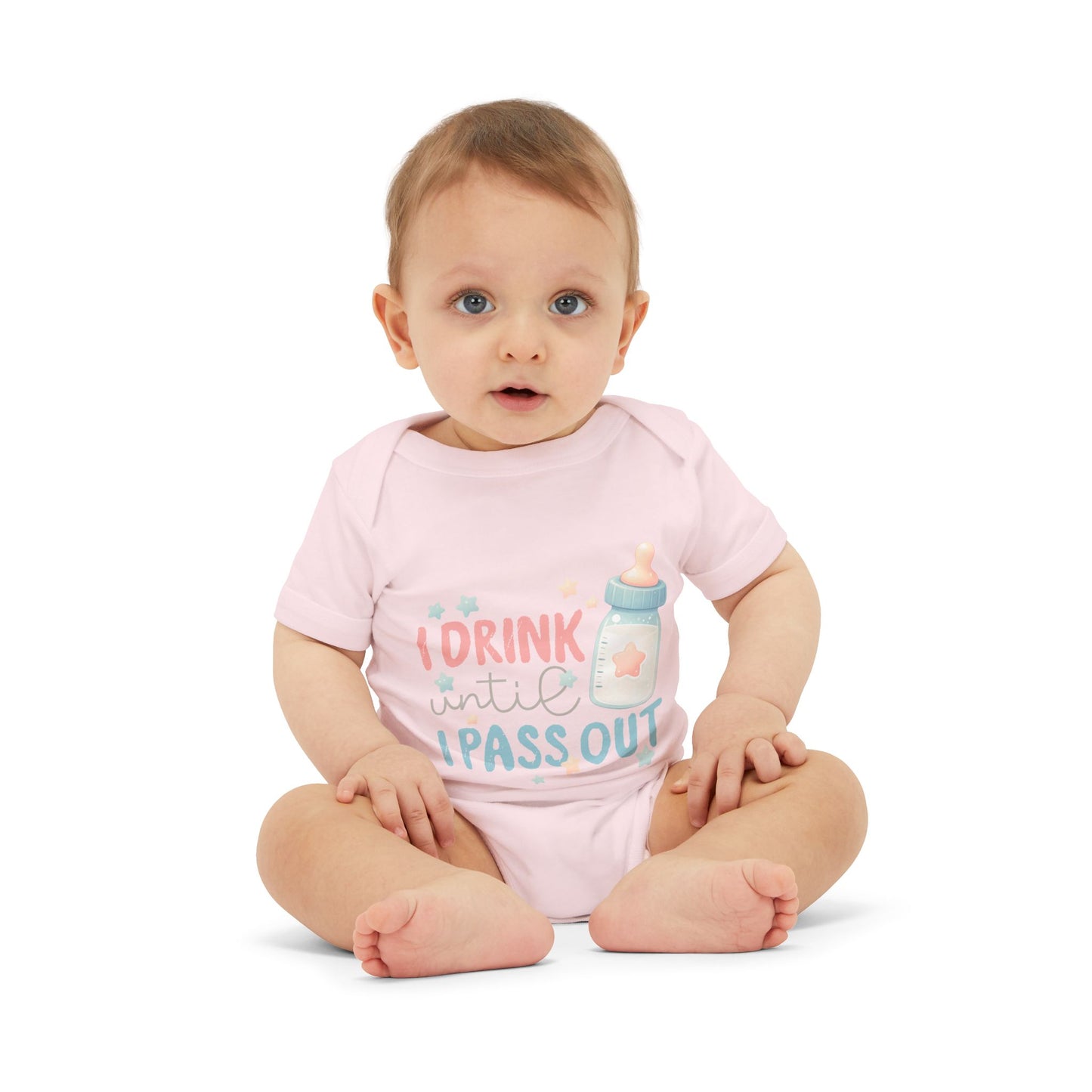 I Drink Until I Pass Out - Funny Baby Bodysuit – Soft Cotton Onesie
