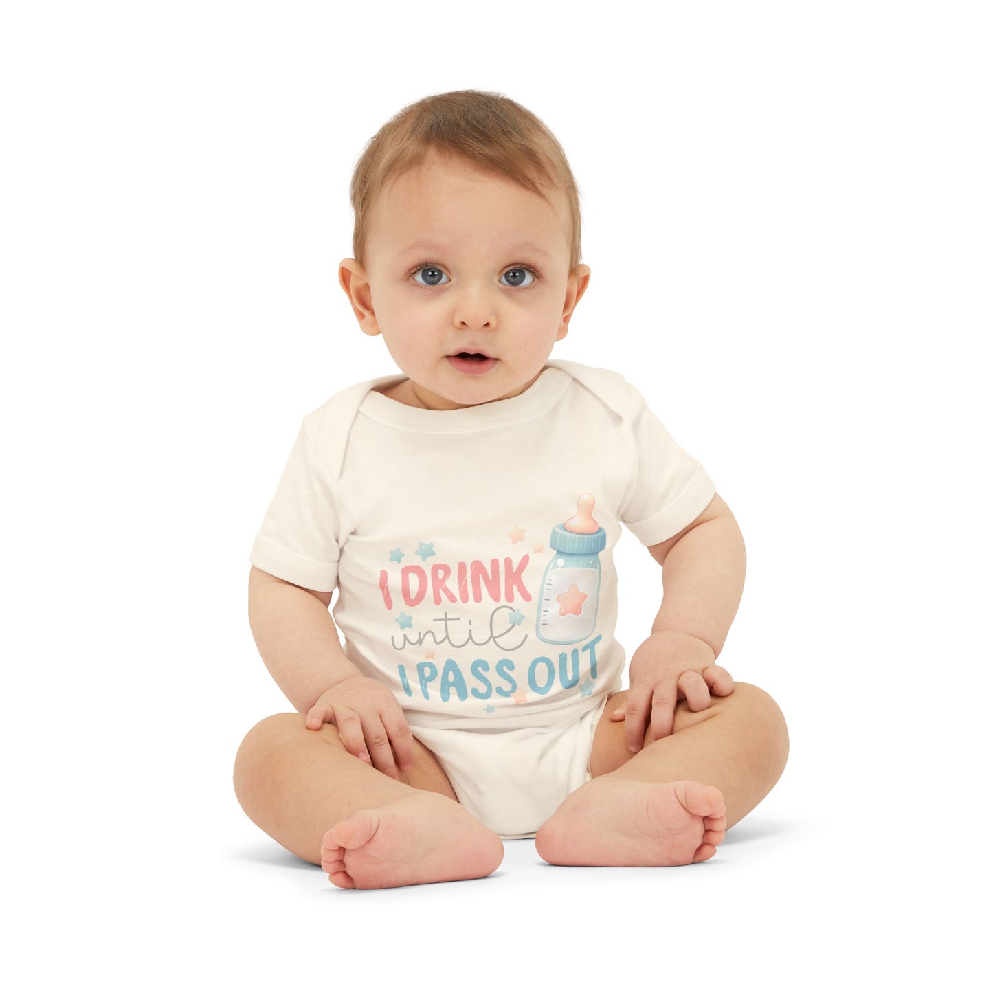 I Drink Until I Pass Out - Funny Baby Bodysuit – Soft Cotton Onesie