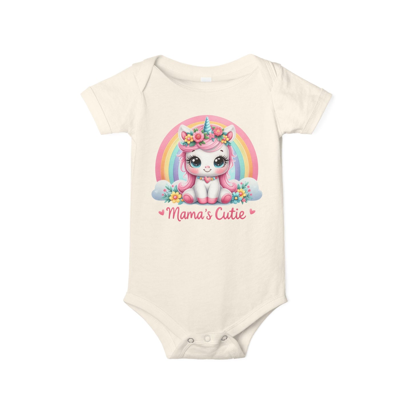 Mama’s Cutie Unicorn Baby Onesie