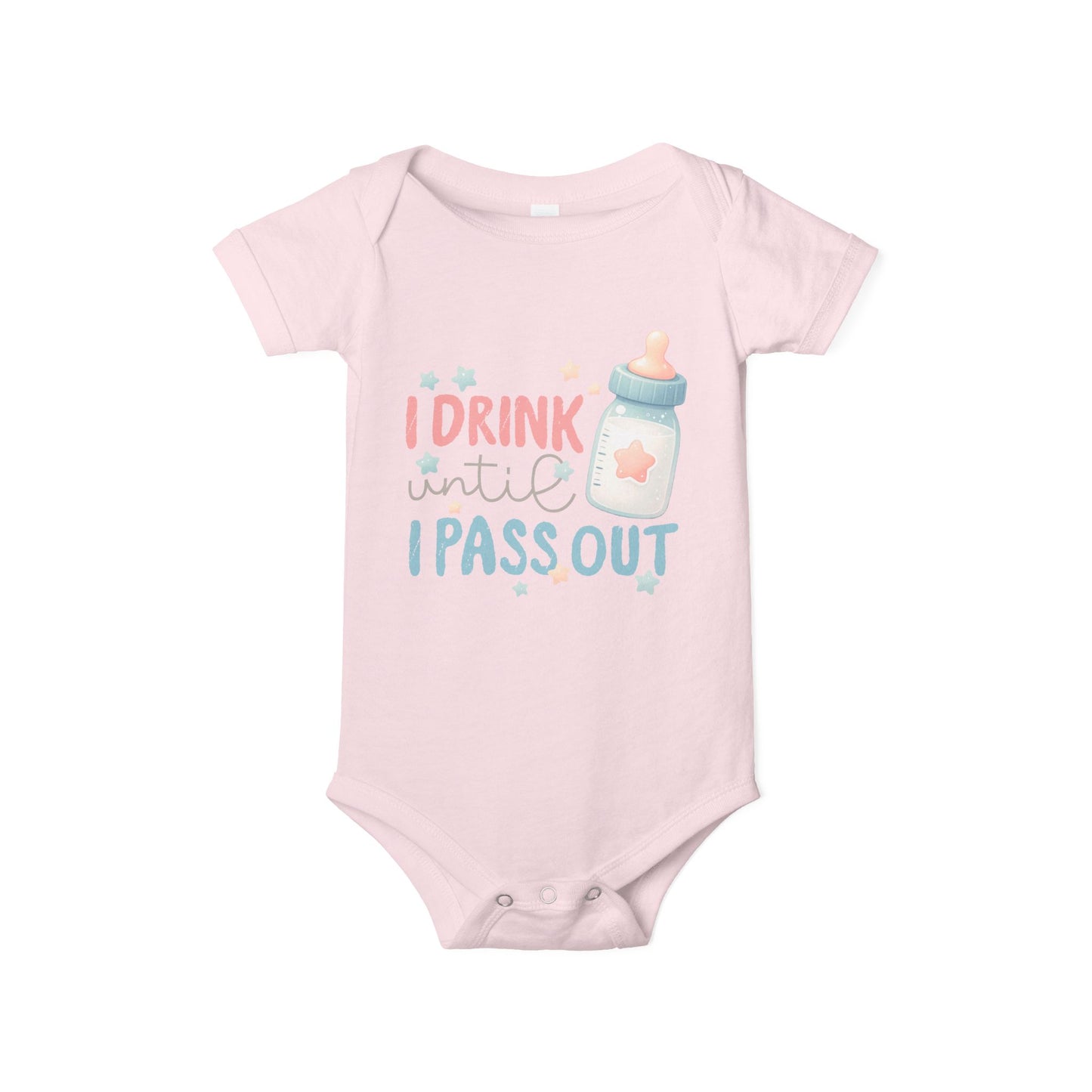 I Drink Until I Pass Out - Funny Baby Bodysuit – Soft Cotton Onesie