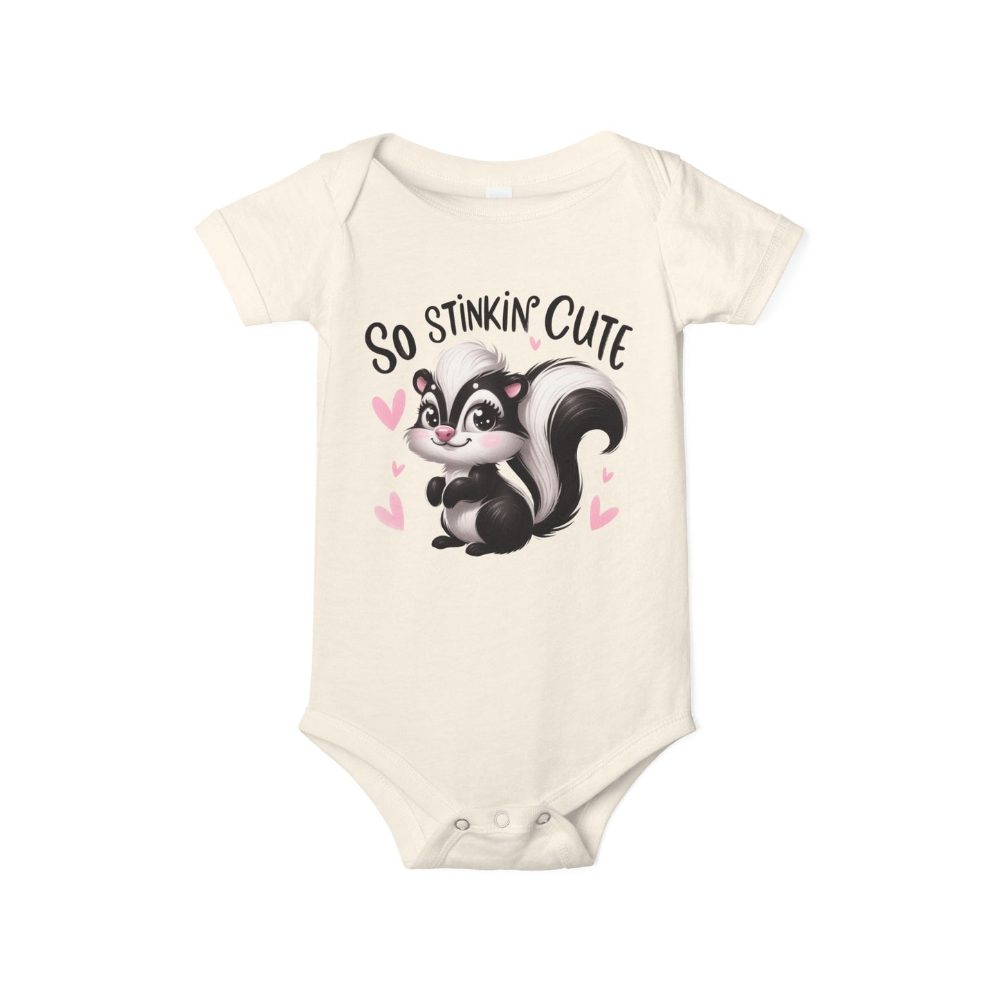 So Stinkin’ Cute – Baby Bodysuit with Adorable Skunk Design