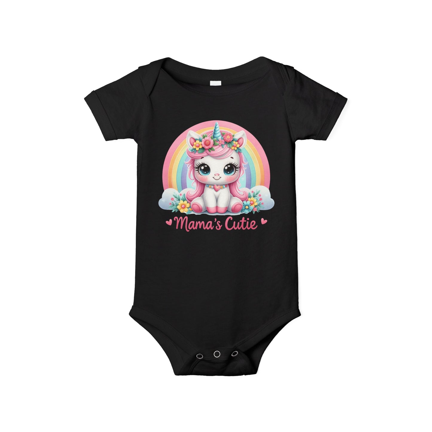 Mama’s Cutie Unicorn Baby Onesie