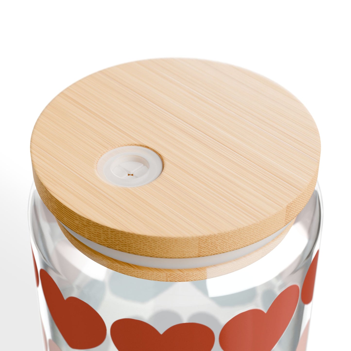 Tiny Hearts – 16oz Glass Sipper