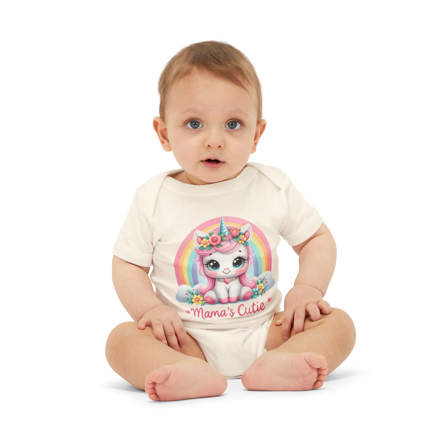 Mama’s Cutie Unicorn Baby Onesie