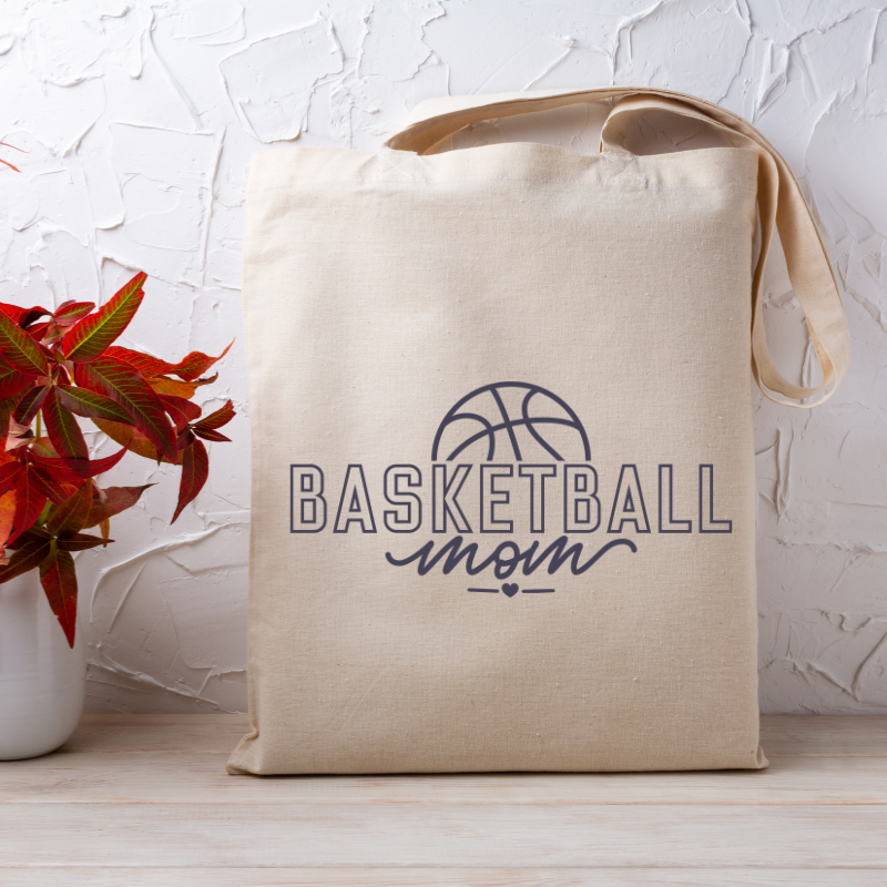 BasketBall Mom Tote Bag