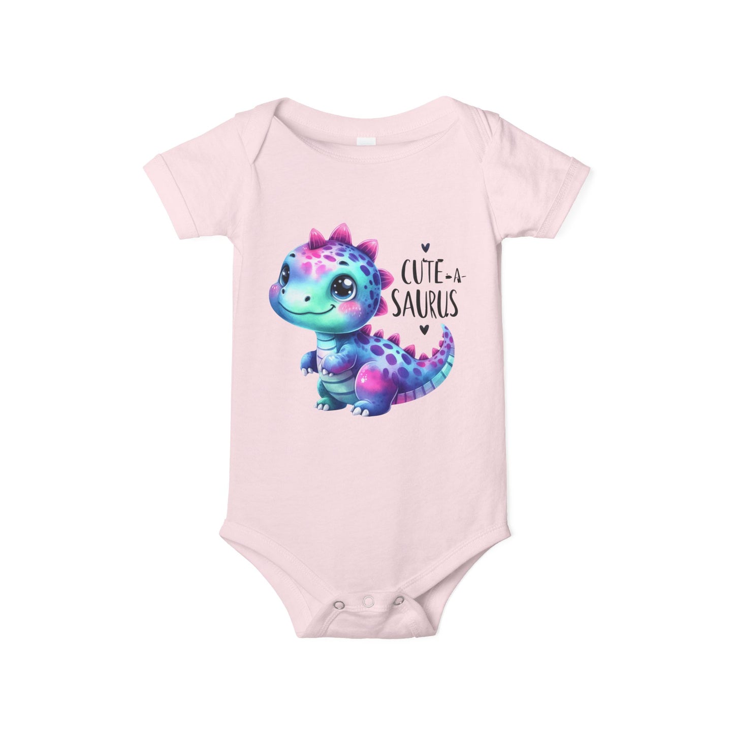 🦕 Cute-a-Saurus Dinosaur Baby Bodysuit – Adorable Soft Cotton Onesie