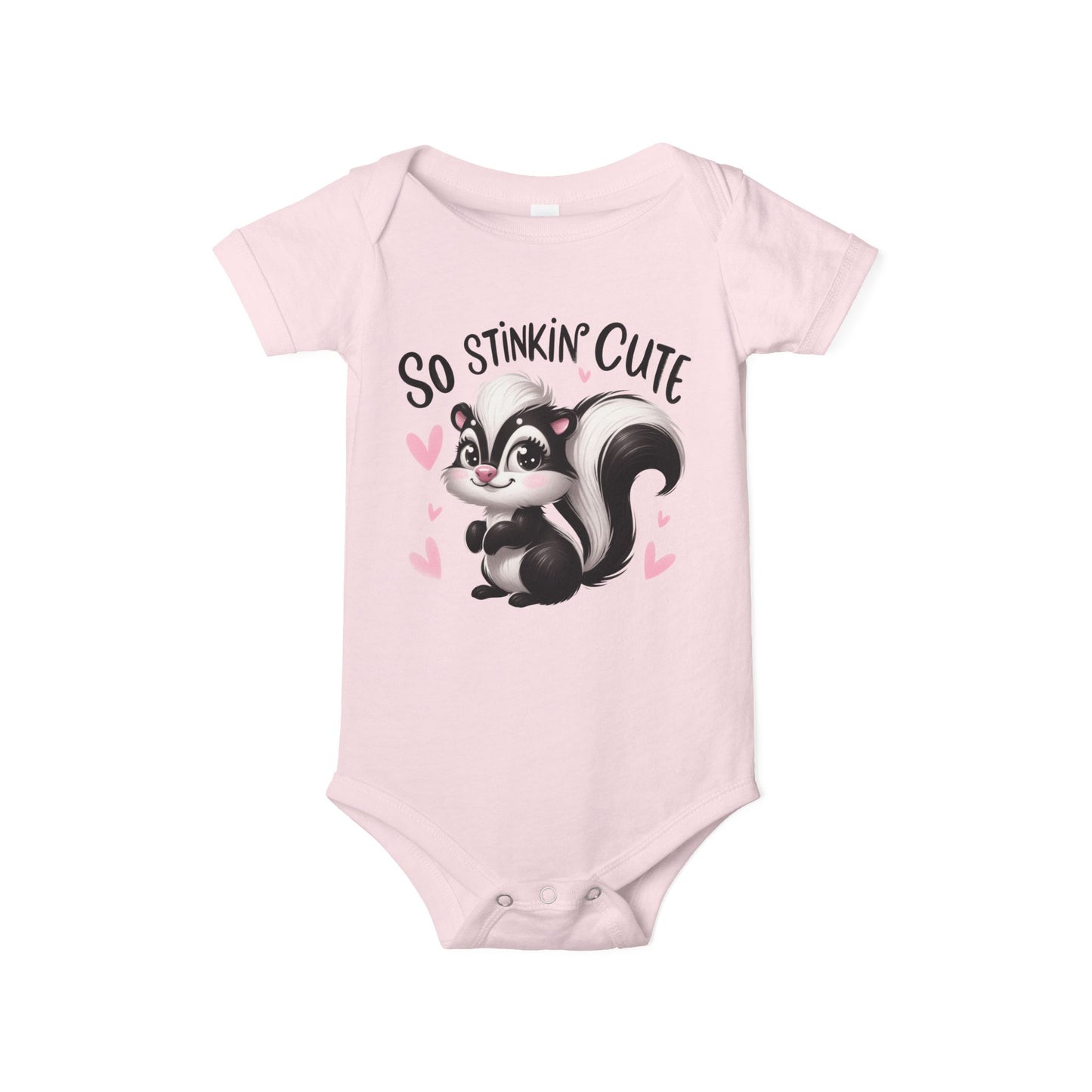 So Stinkin’ Cute – Baby Bodysuit with Adorable Skunk Design