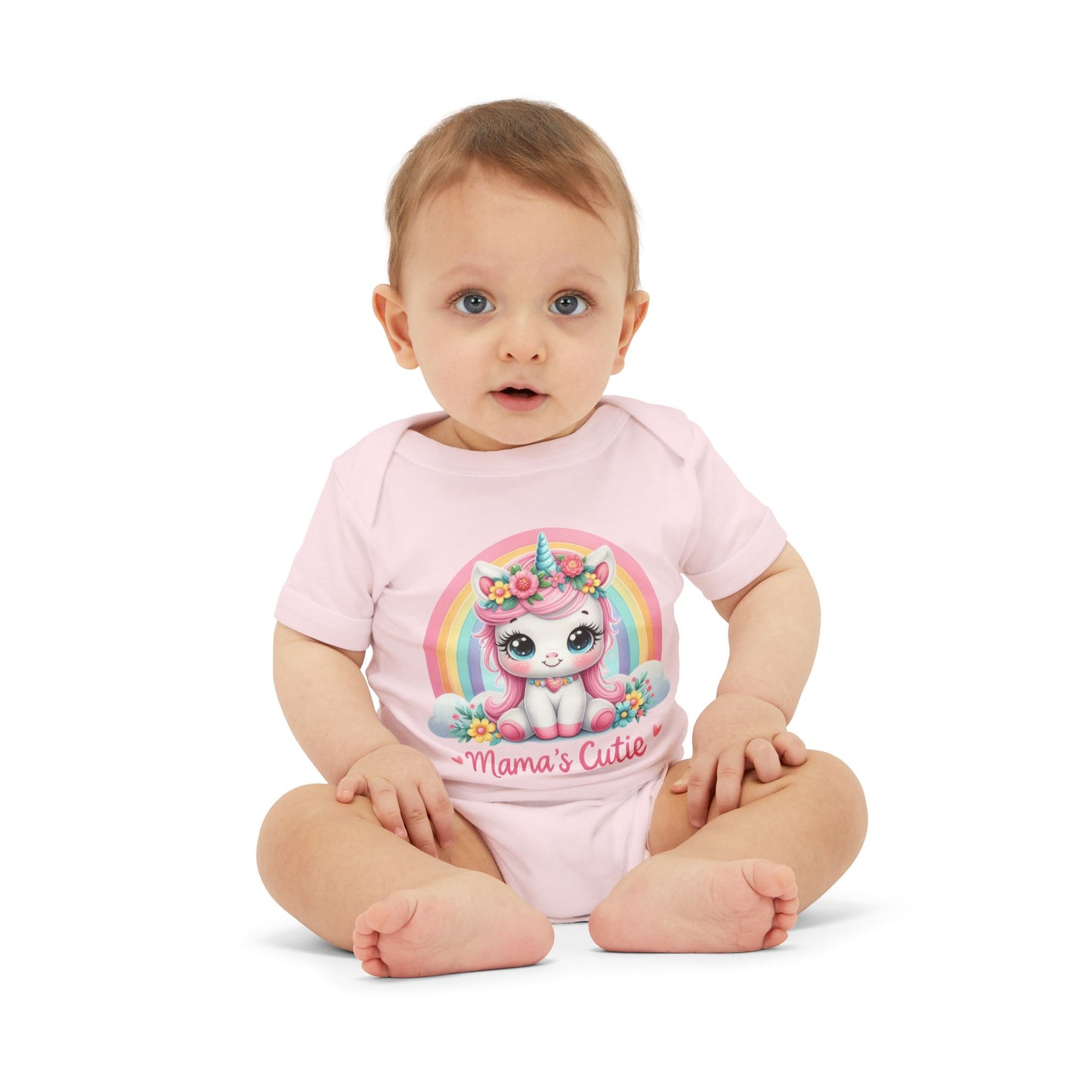 Mama’s Cutie Unicorn Baby Onesie