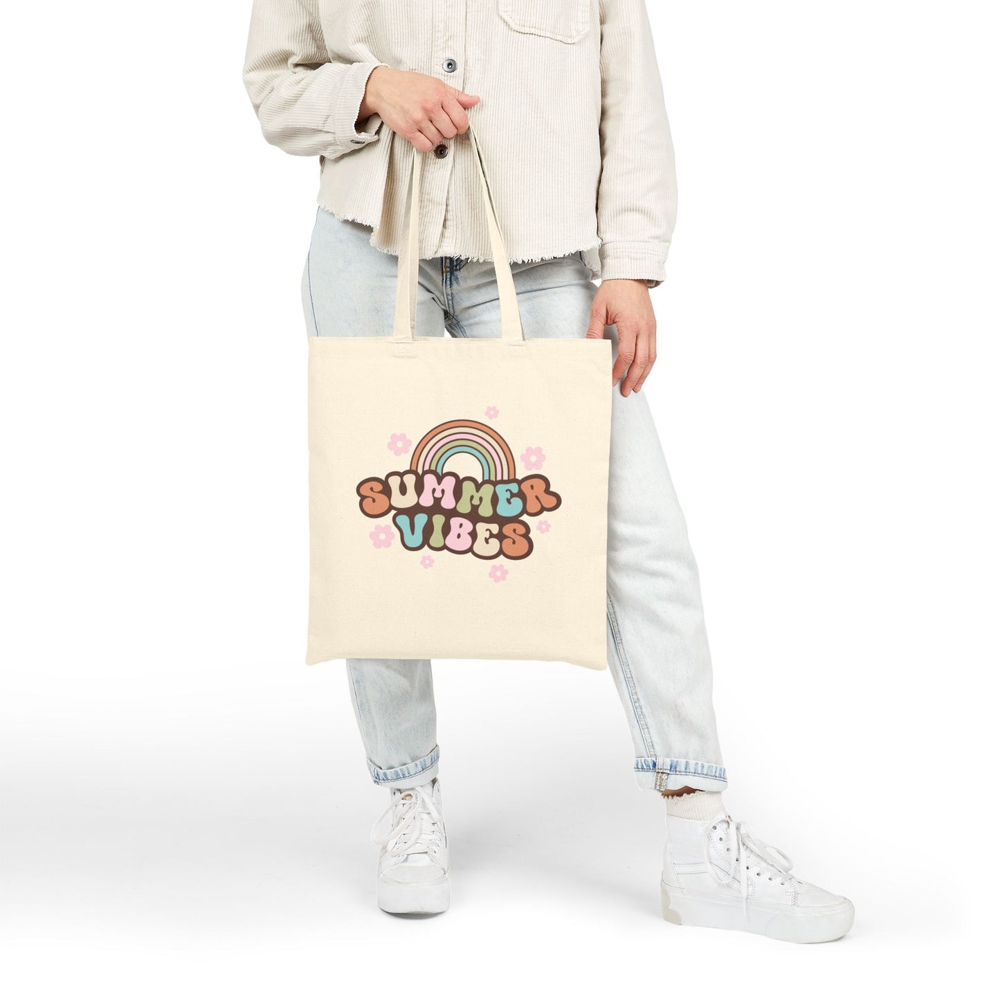 Summer Vibes Canvas Tote Bag