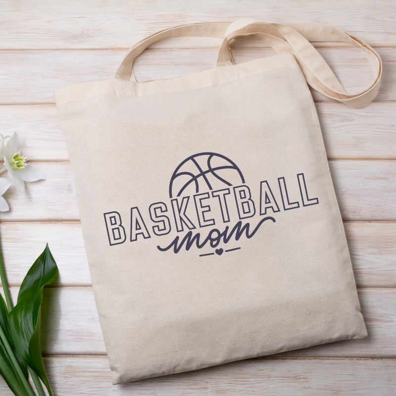 BasketBall Mom Tote Bag