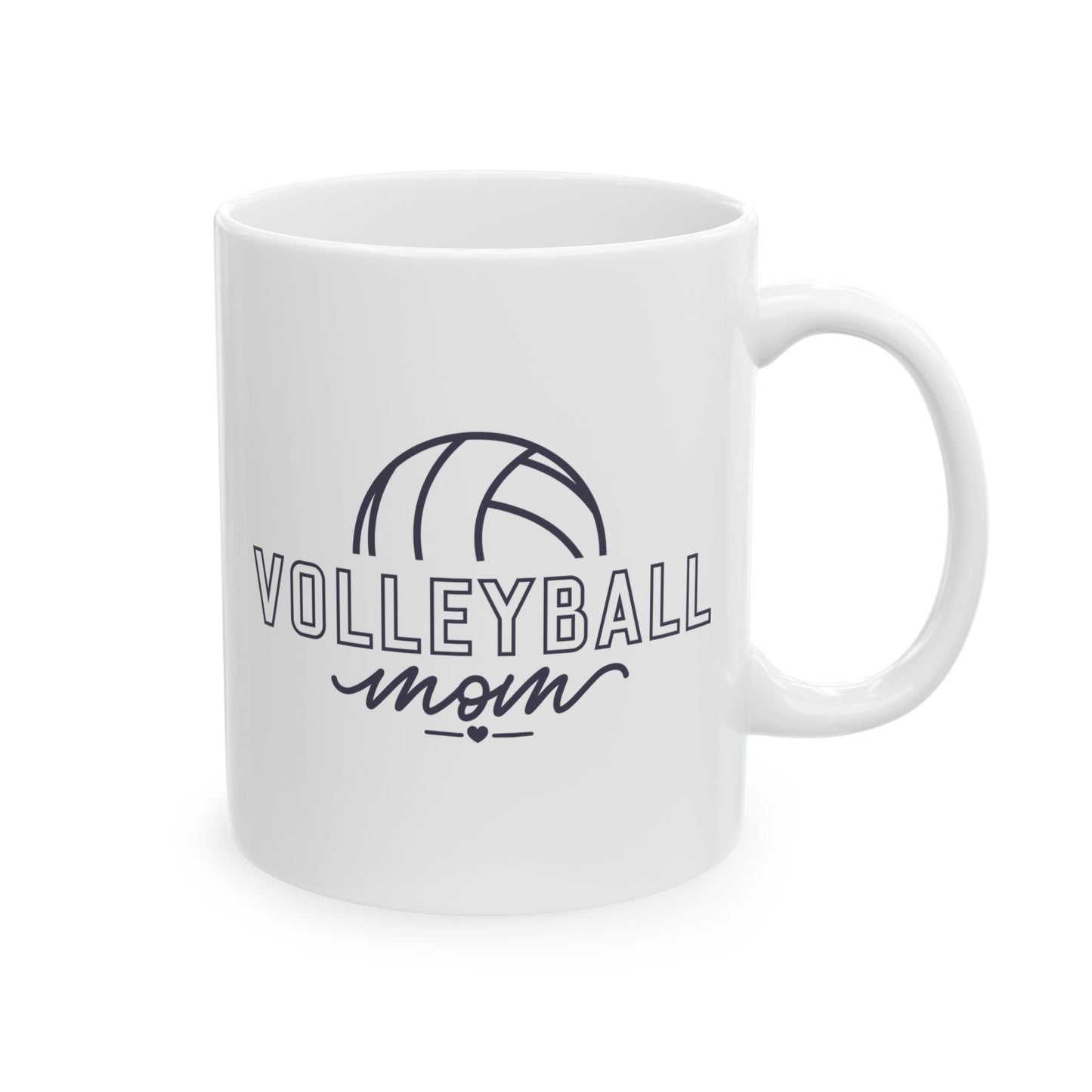 Volleyball Mom – Cute Coffee Mug for Tournament Days & Travel Chaos