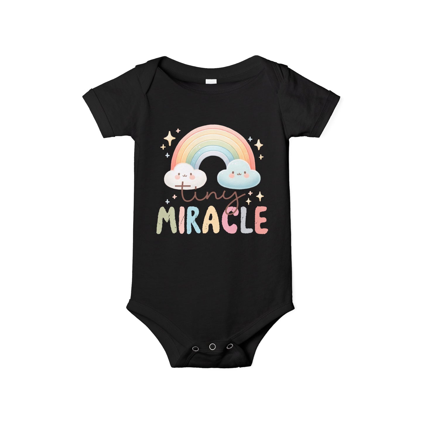 Tiny Miracle Rainbow Baby Onesie