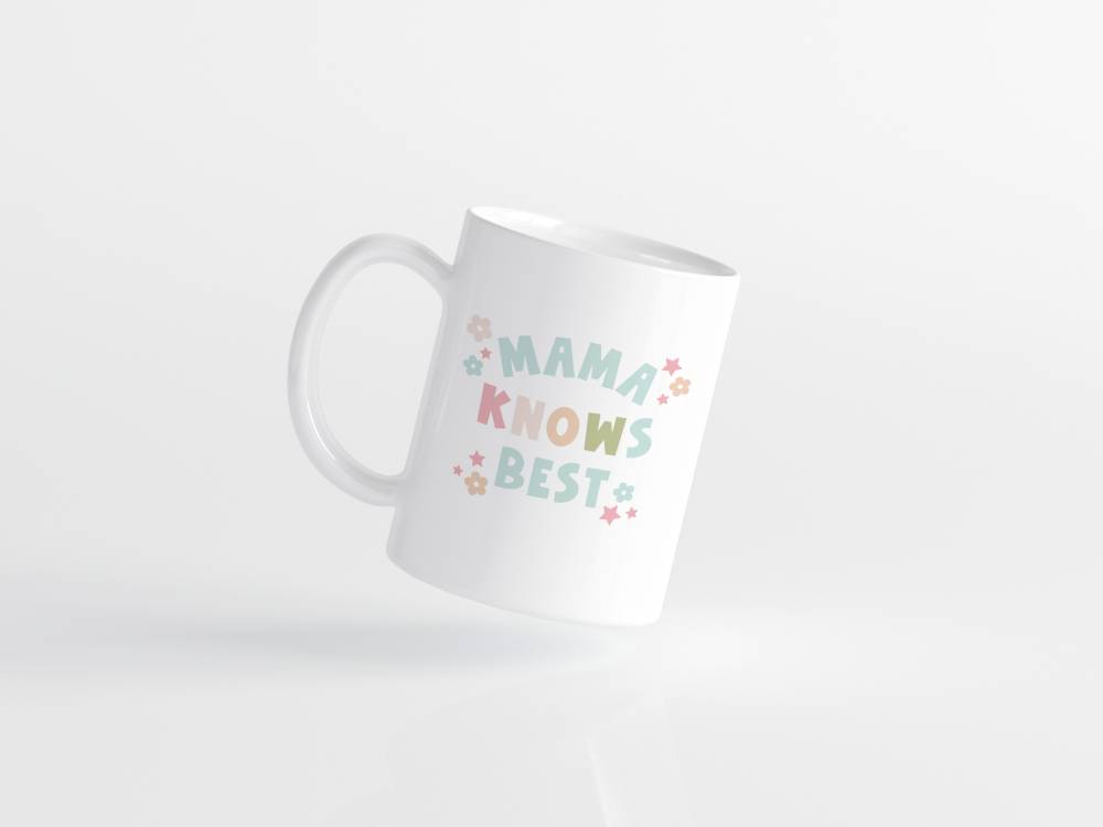 Mama Knows Best – A Fun & Adorable Mug for Moms!