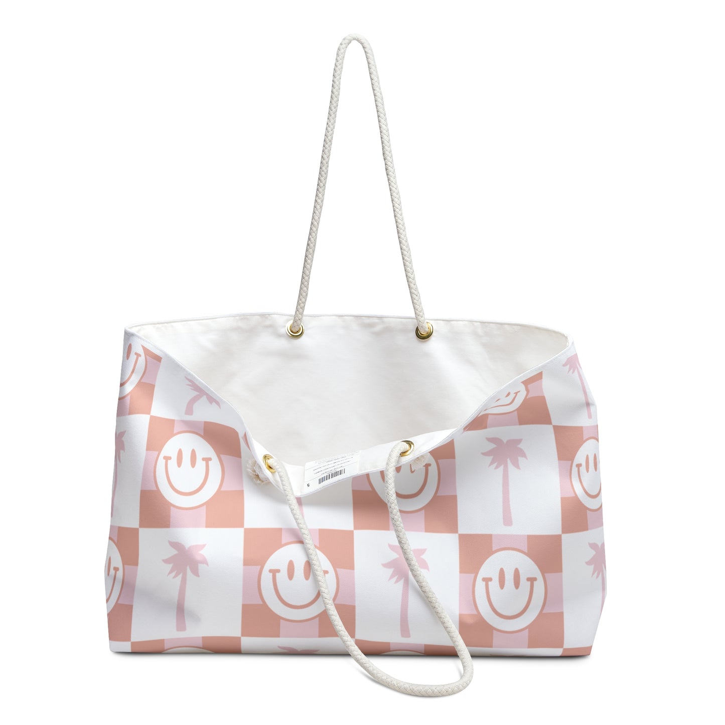 Checkered Smile Weekender Bag