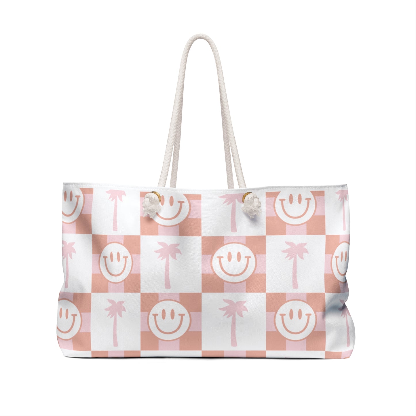 Checkered Smile Weekender Bag