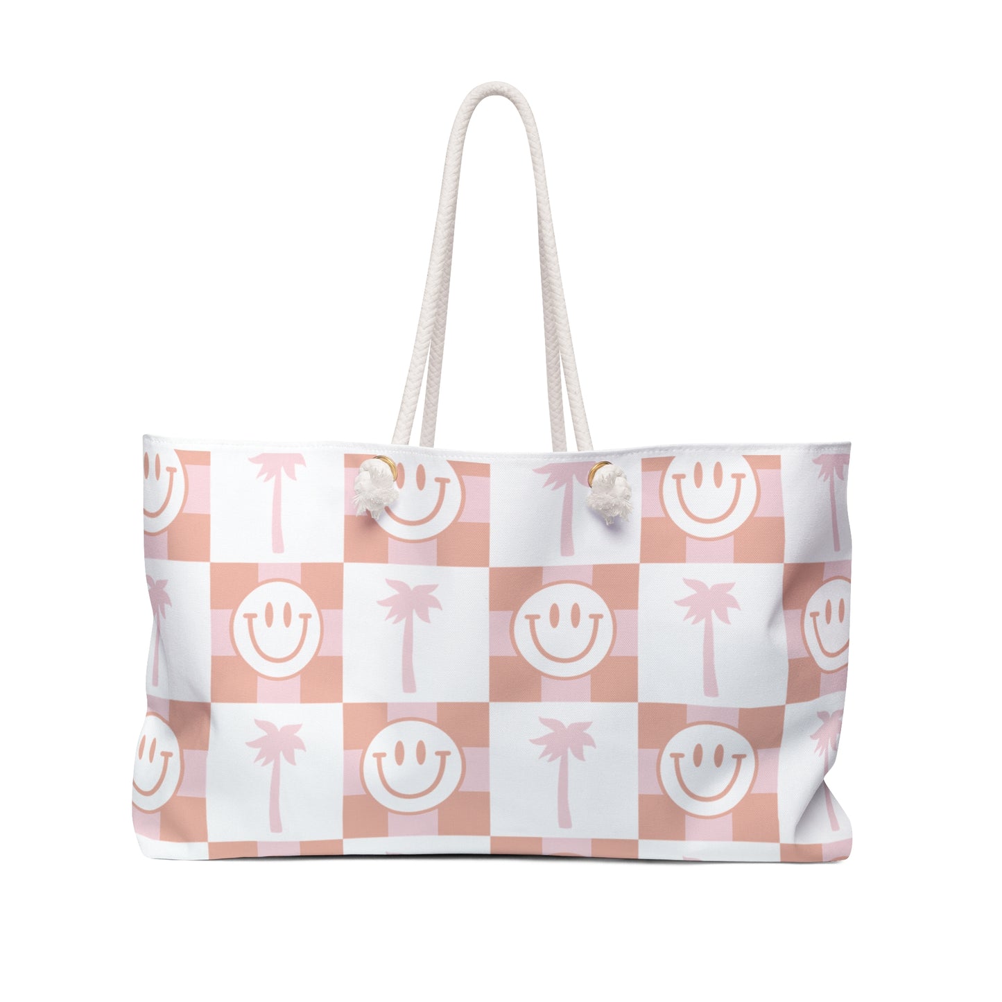 Checkered Smile Weekender Bag